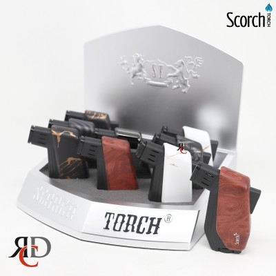 SCORCH TORCH 2T 45DEG W/ ASST WOOD FINISH  - STDS180 9CT/ DISPLAY